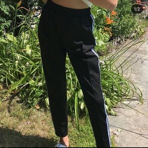 black garage sporty pants